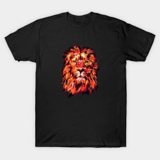Fiery King Lion T-Shirt